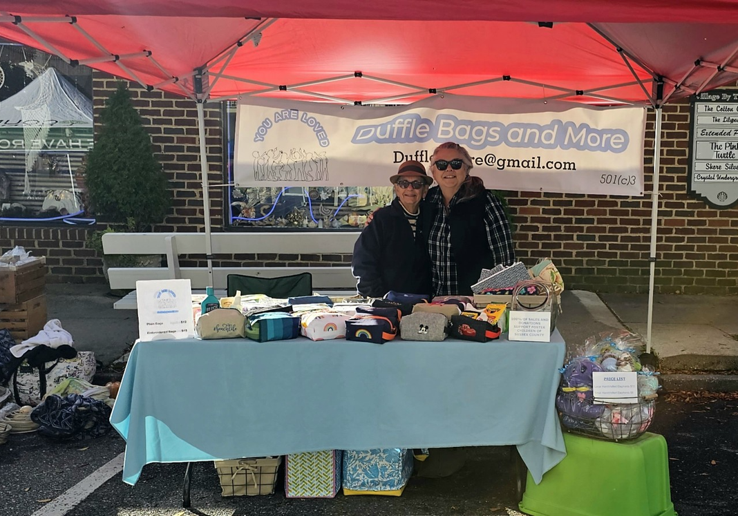 Here are Vivian and Deb at our booth at Camp Rehoboth in October 2023.